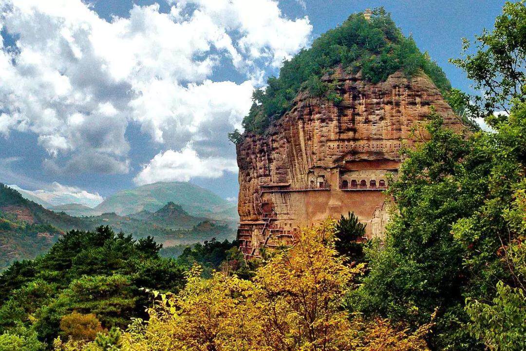 巅之仙境之六甘肃天水麦积山石窟西藏扎叶巴寺昌都孜珠寺