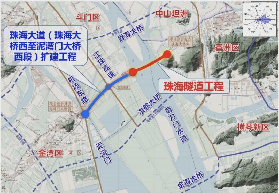 珠海石景山隧道规划图片