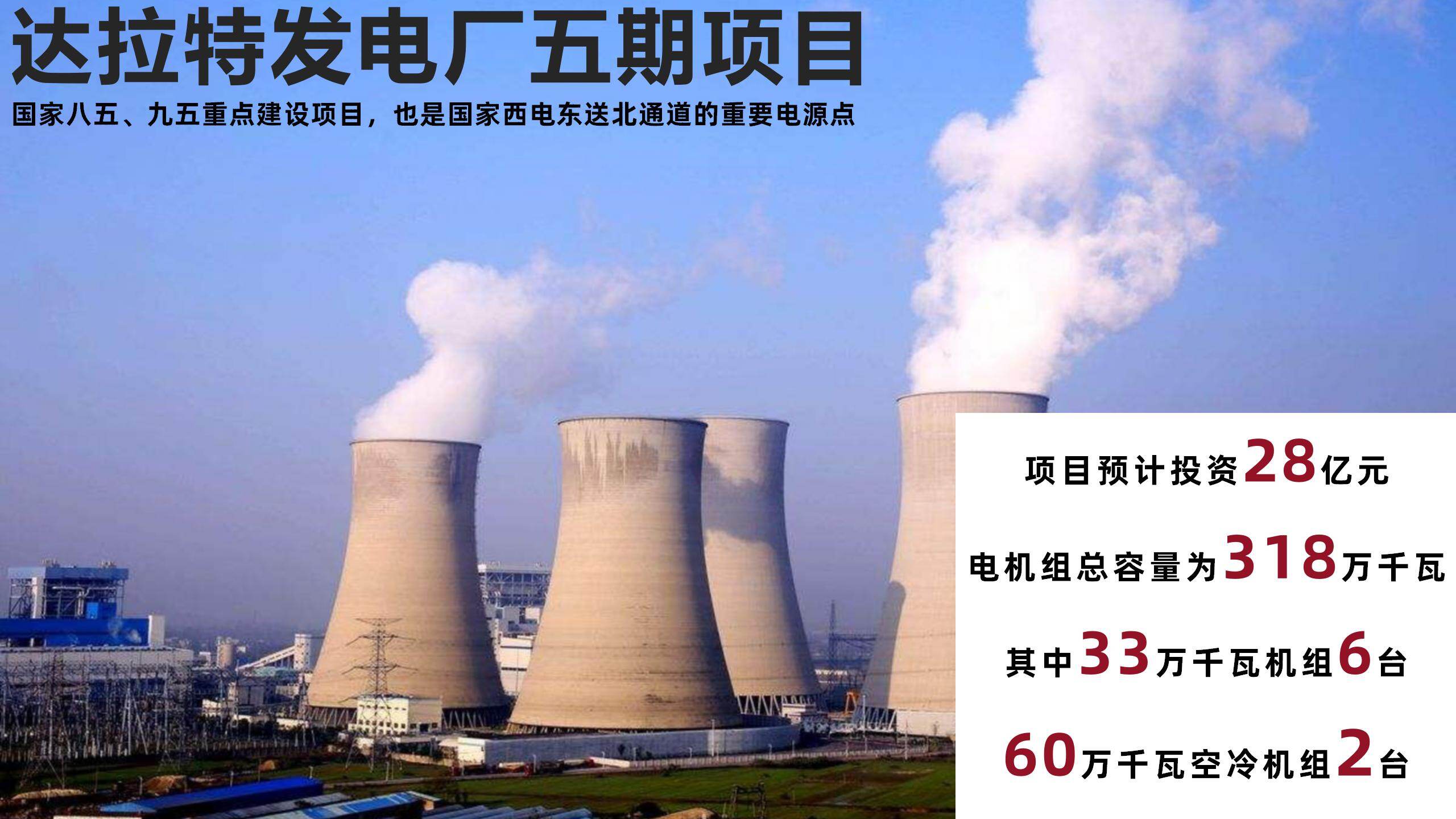 28亿元!达拉特发电厂五期项目已开建