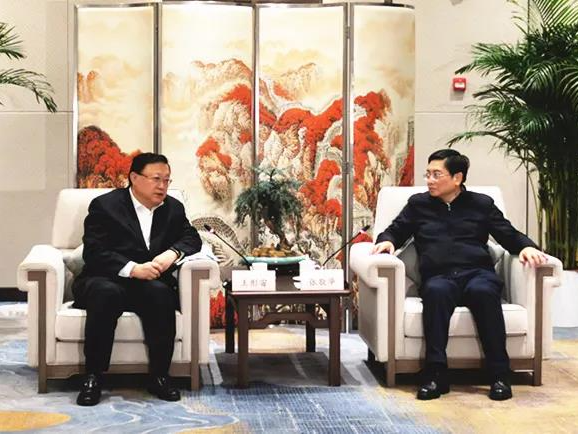 中交集团董事长王彤宙拜会南京市委书记张敬华--见道网
