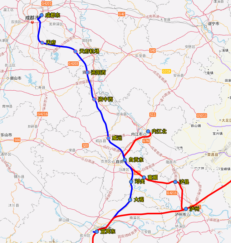 自贡高铁规划线路图图片