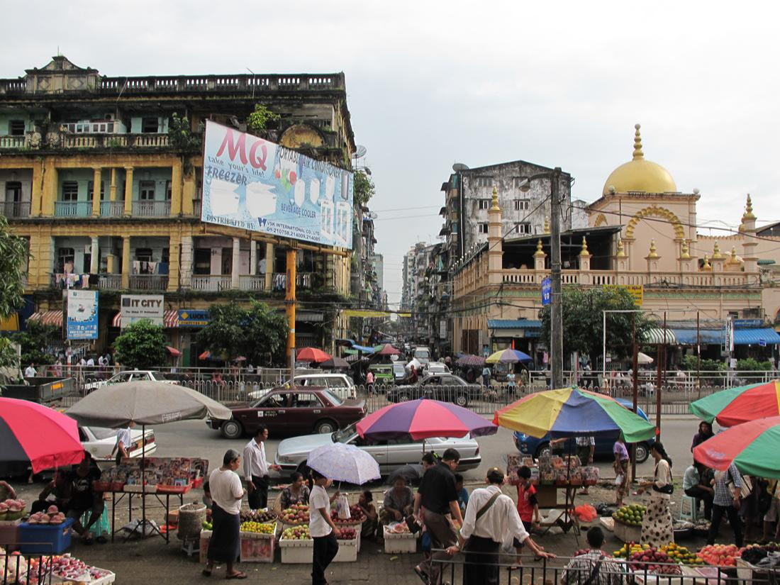 缅甸佤邦街景图片