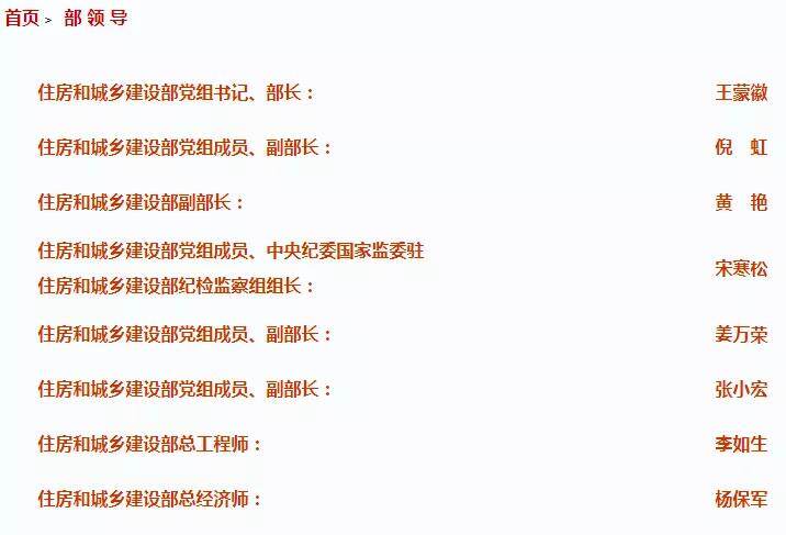 人事调整 张小宏任住房和城乡建设部副部长 见道网