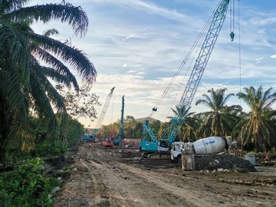 中交承建马来西亚东海岸铁路建设勇攀高峰