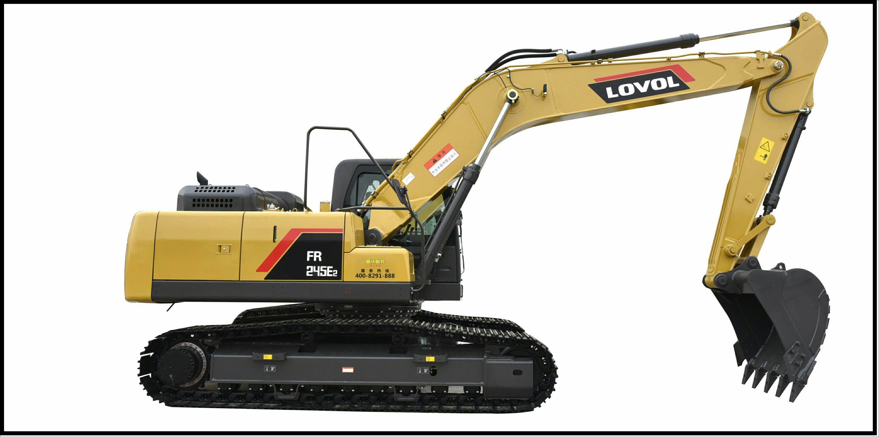lovol construction machinery new product delivery machine is in