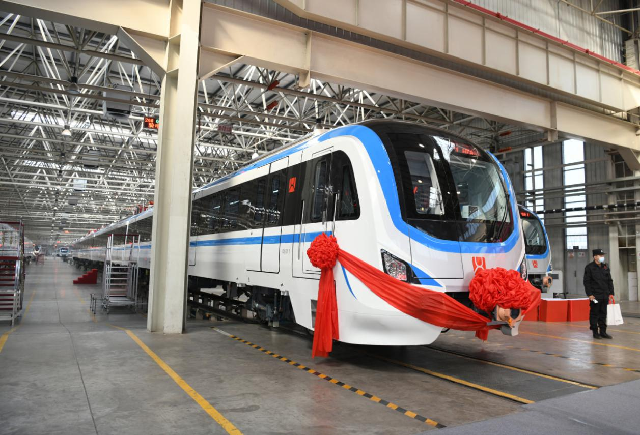 CRRC's New 140km/h Urban Railway EMU Rolls Off Line In Tangshan--Seetao