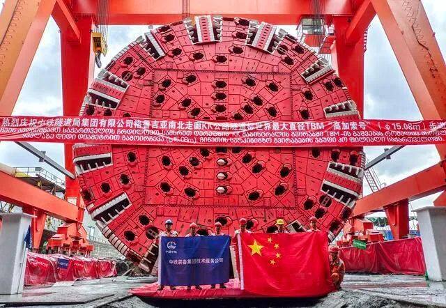 Details about   1/100 China Guangzhou Metro Gift Shield Tunnel Boring Machine TBM Model 