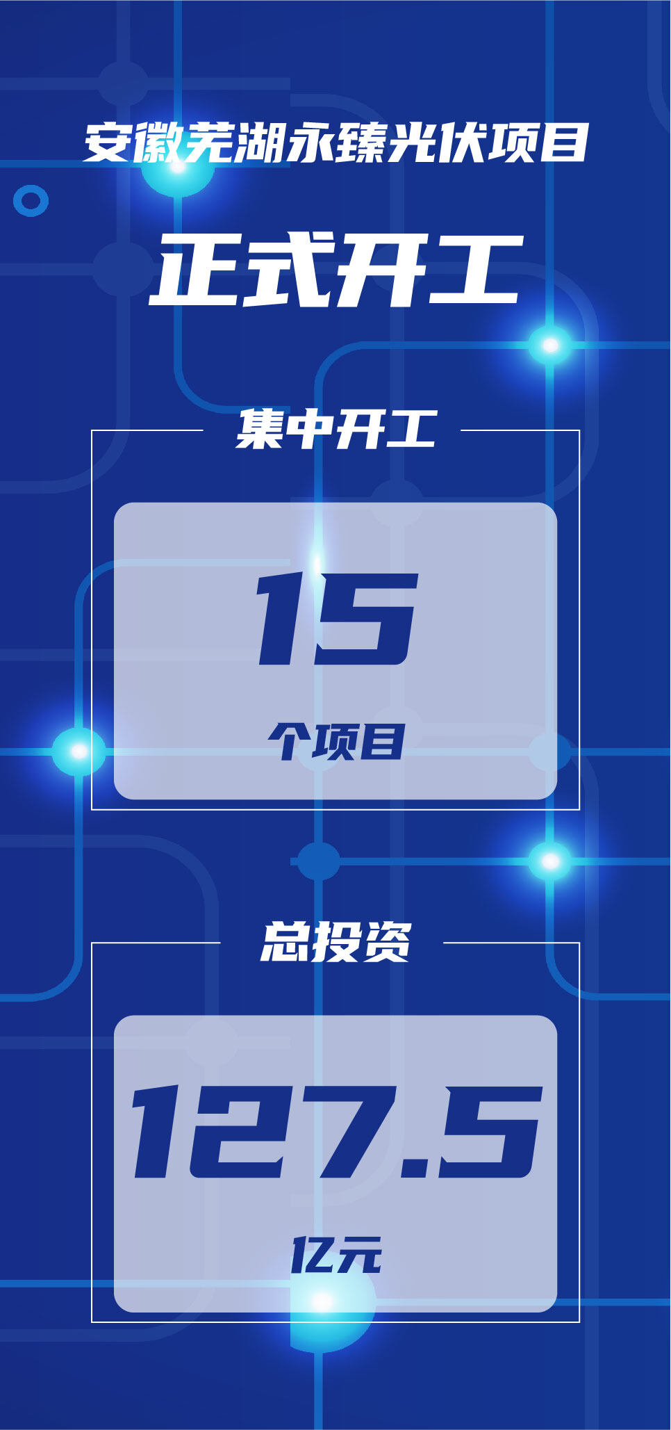 80亿！安徽芜湖永臻光伏项目正式开工--见道网