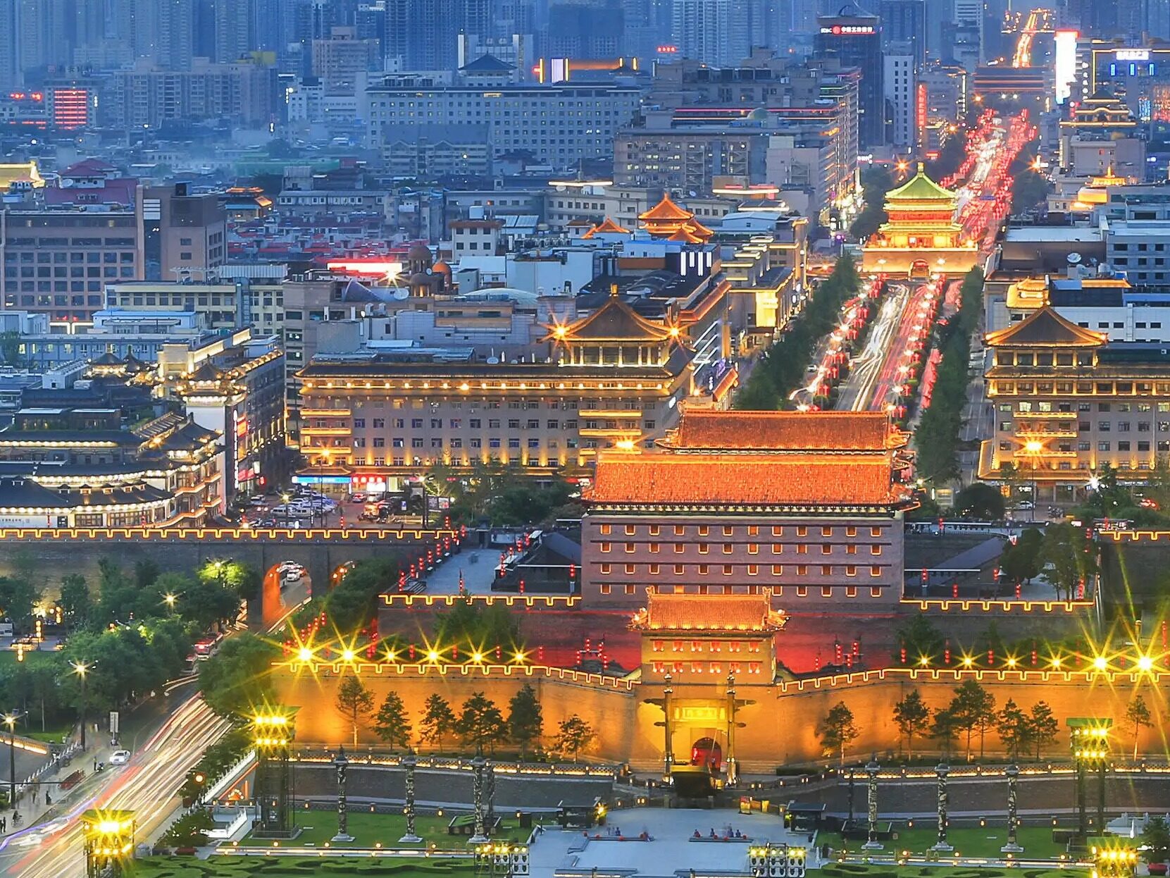 сиань (чанъань). южно центральный китай. сиань (чанъань). луншэн рисовые террасы. шэньси китай.