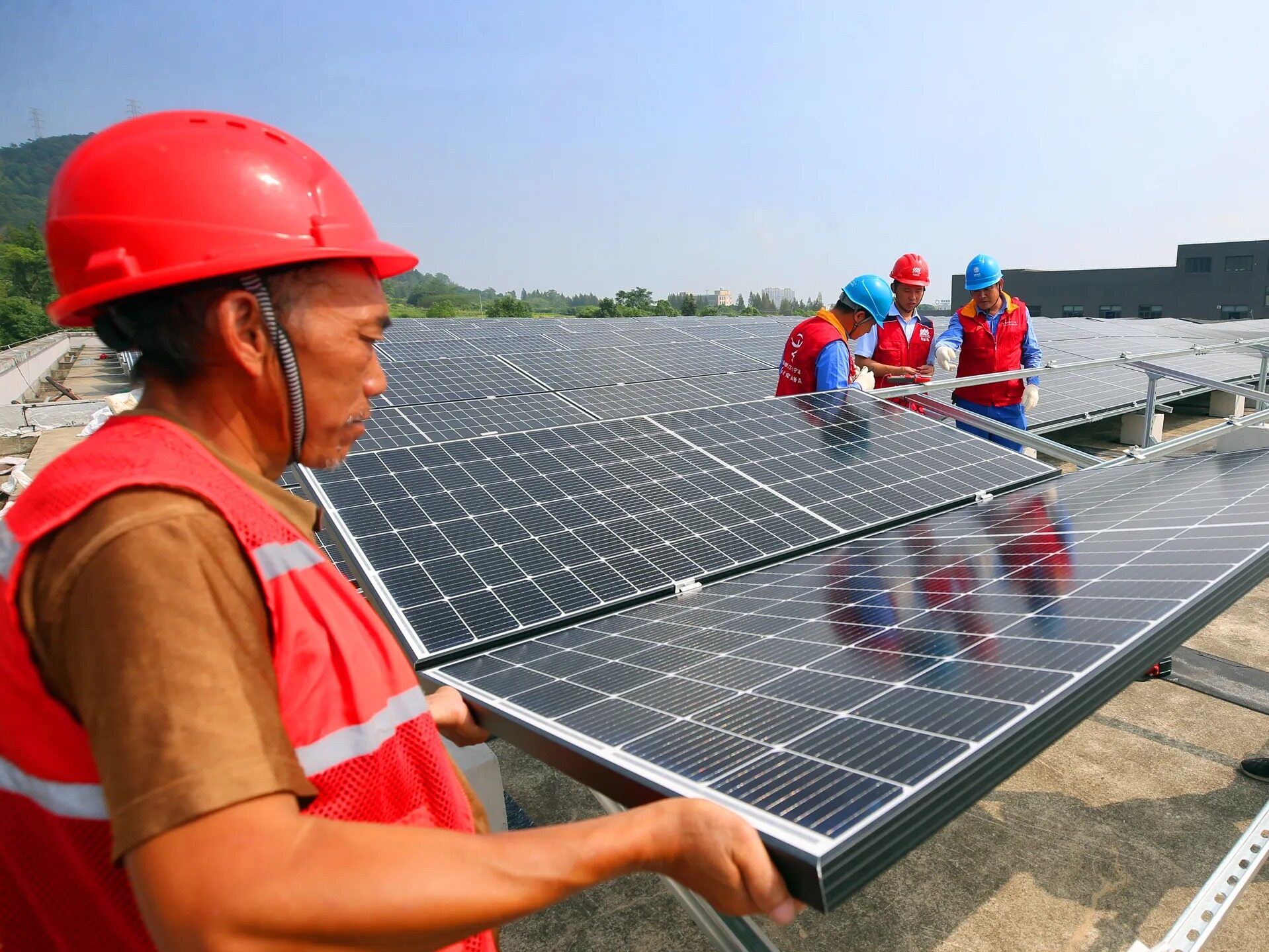 Rapid development of wind power and photovoltaic construction in China ...