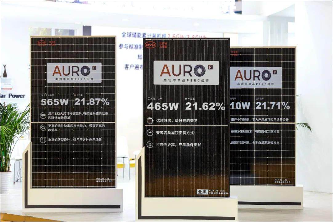 BYD AURO high-power modules shine at the 2022 Jinan Photovoltaic ...