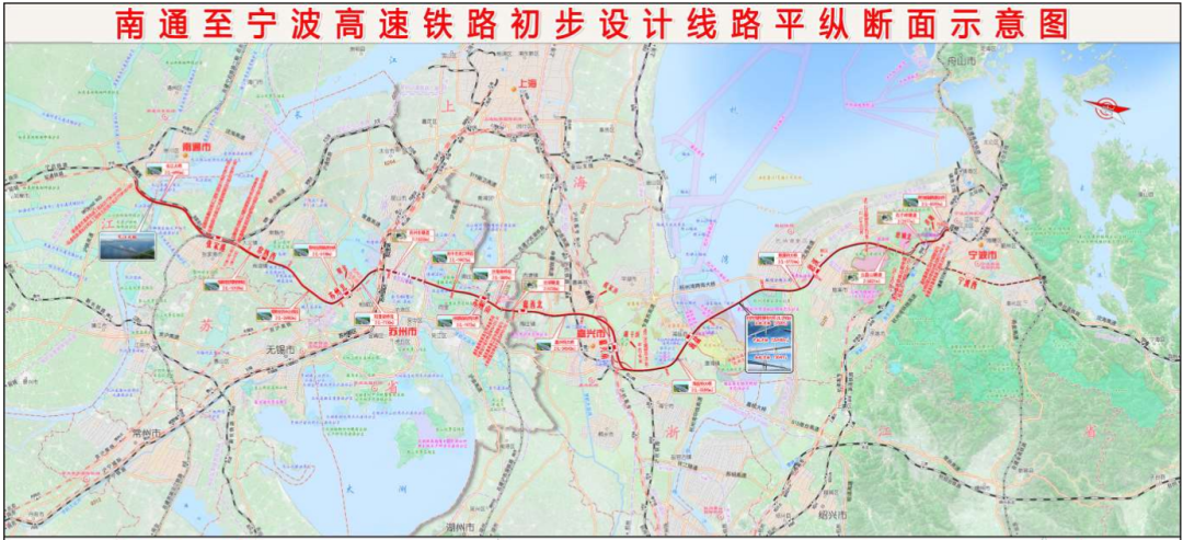 309 kilometers! Pre-bid for the new Nantong-Ningbo high-speed railway ...