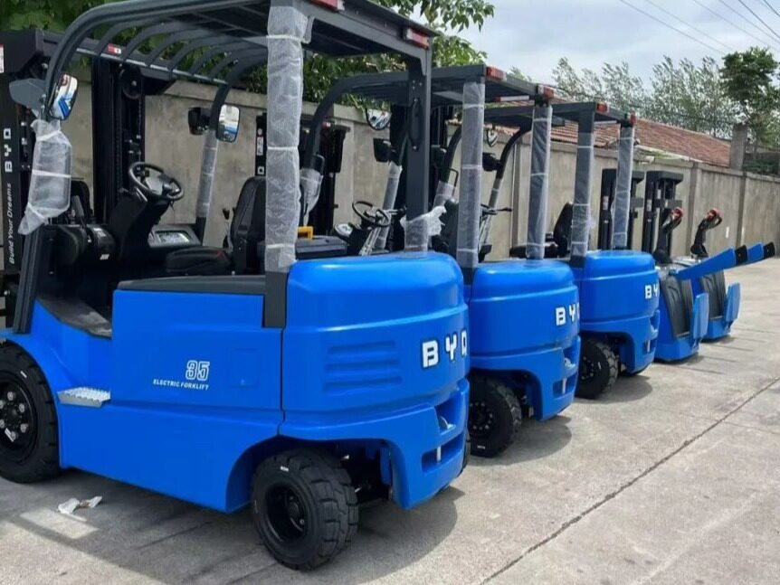BYD Forklift Joins Hands with Zhonglai to Pursue DreamSeetao
