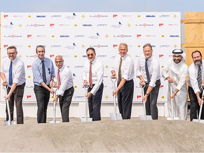 Ground breaking for the 80000 square meter Sitra Industrial Park in ...