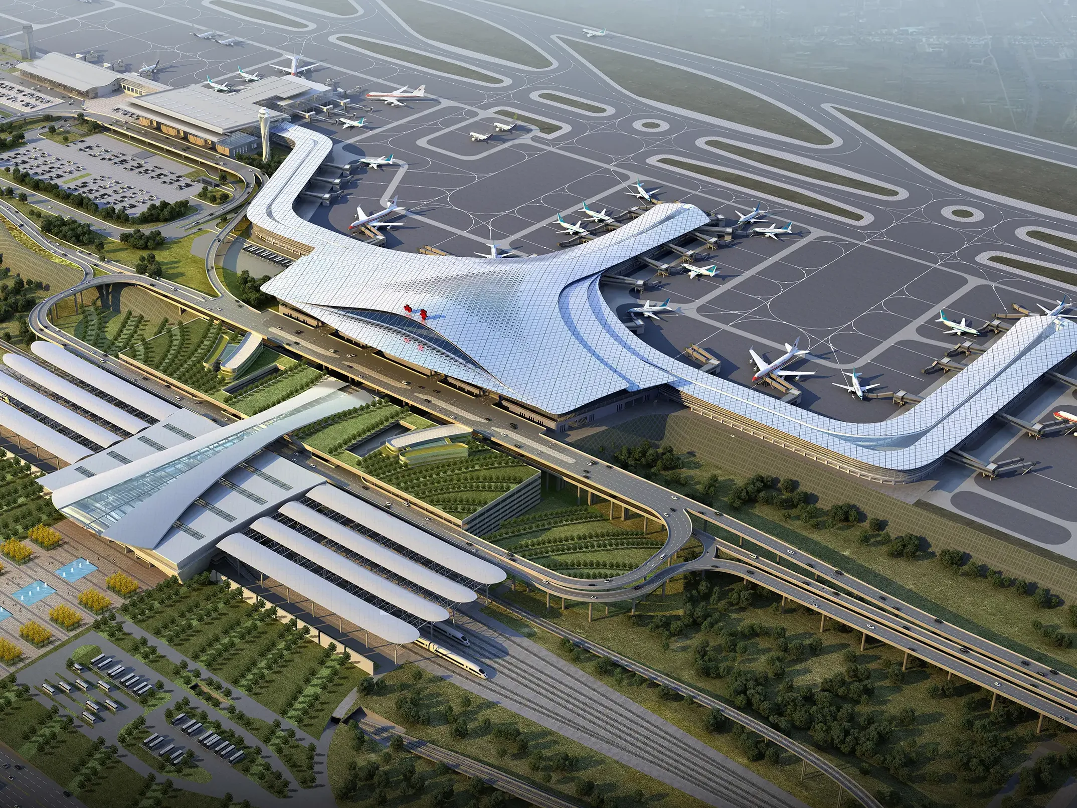 Shanghai Pudong Airport T3 Terminal Reconstruction Project Bidding--Seetao