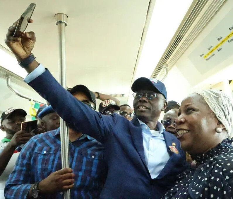 The first phase of Lagos light rail blue line project in Nigeria was ...