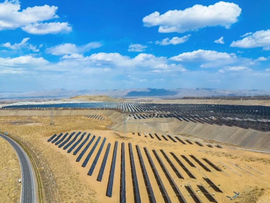 Inner Mongolia Alashan Lanshan photovoltaic mining project put into ...