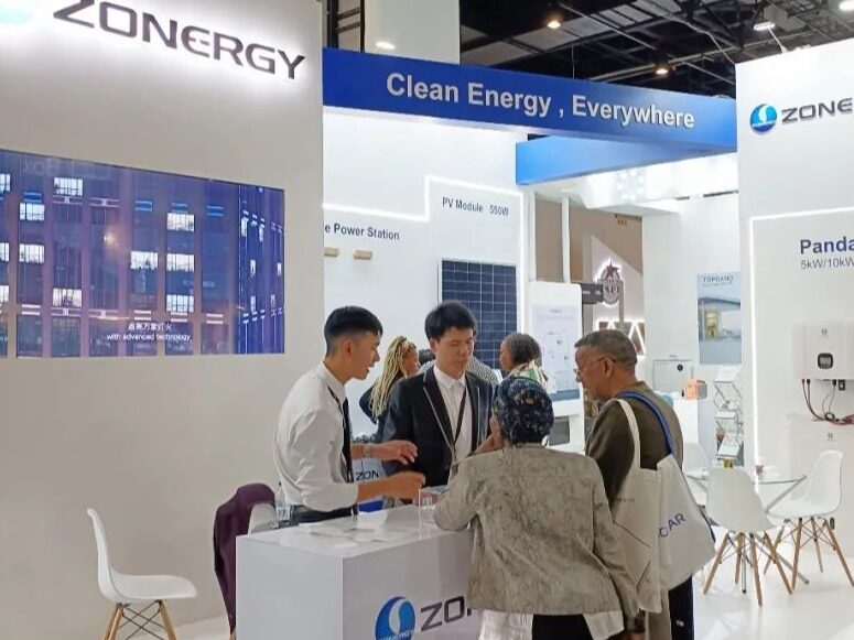 تألق بلد قوس قزح شاركت Zonergy في معرض جنوب إفريقيا للطاقة الشمسية Seetao