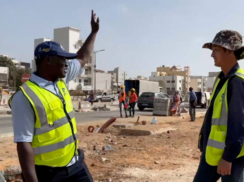 The Dakar transportation project creates a lot of jobs for Togolese