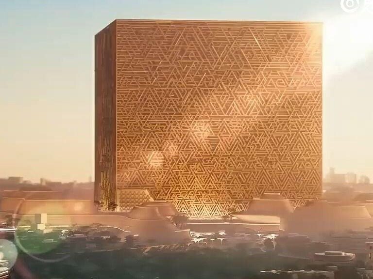 沙特计划利雅得建造世界上最大的立方体摩天大楼--见道网