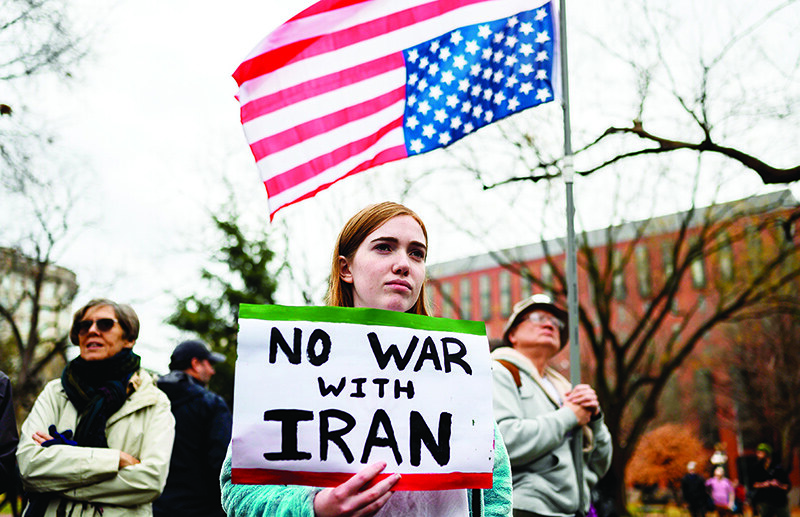 American strike in Iraq prompts anti-war protests in US cities | Kuwait  Times Newspaper